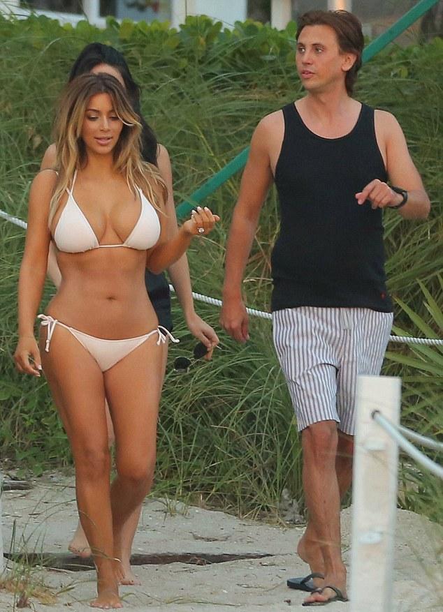 kim kardashian candid bikini beach set leaked pzxsko influencersgonewild
