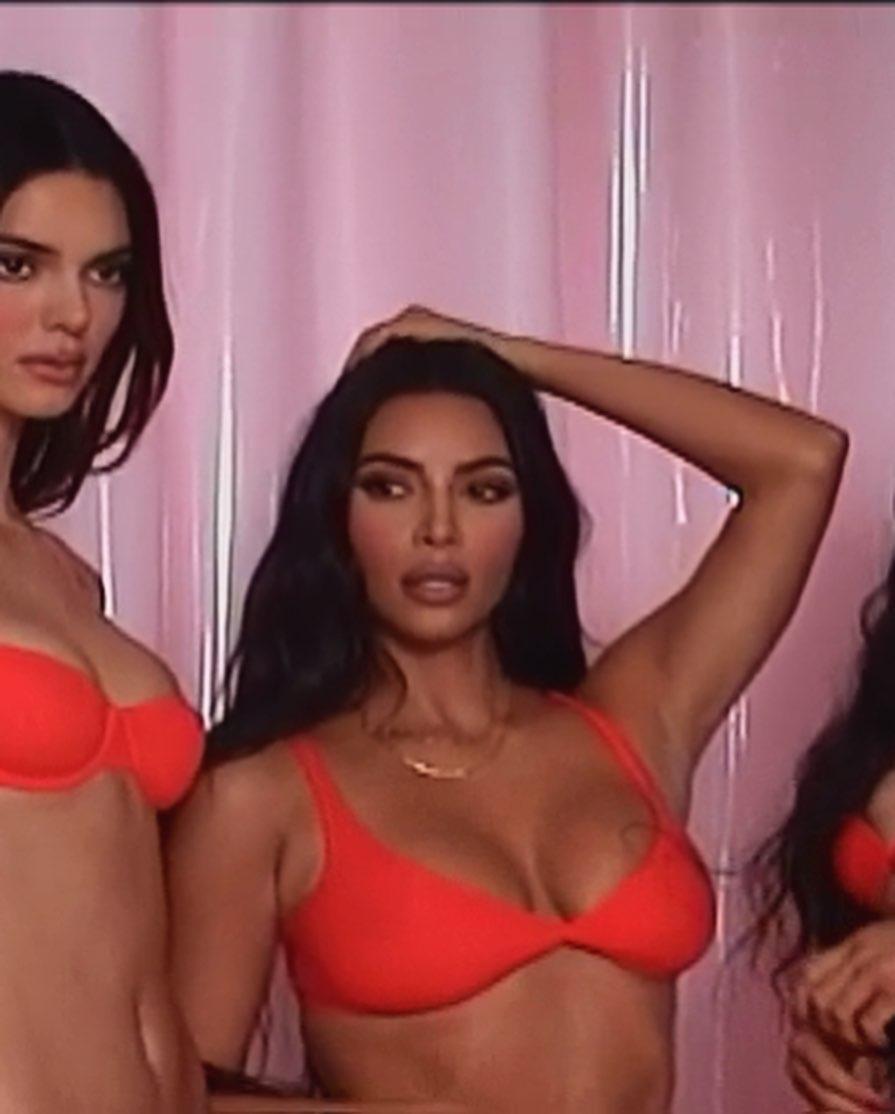 kylie jenner and kim kardashian skims lingerie photoshoot mhirvk influencersgonewild