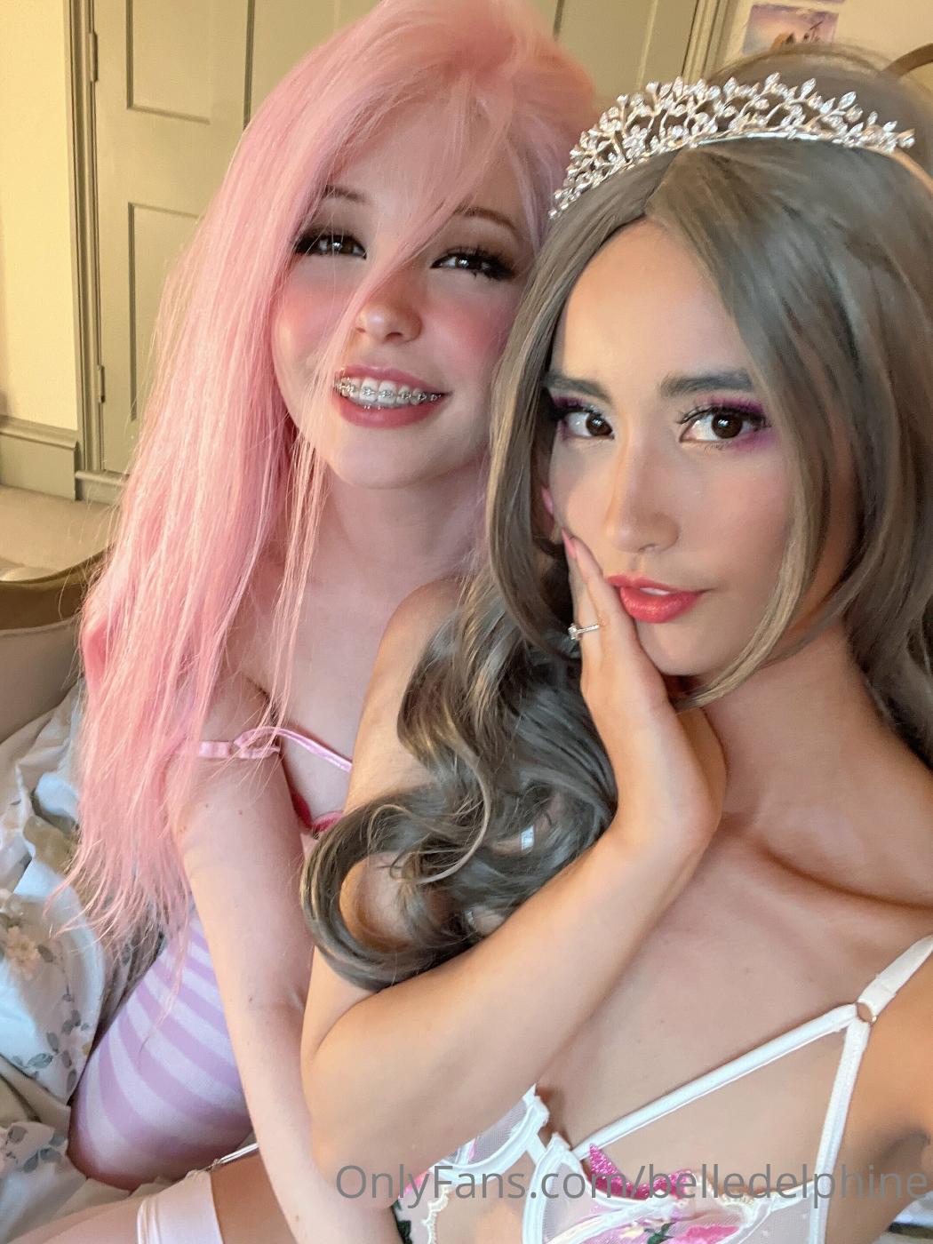 belle delphine lewd elves collab onlyfans set leaked ajebub influencersgonewild